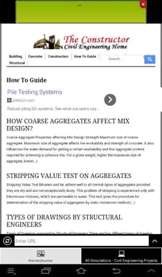 Civil Engineering Application android App screenshot 0